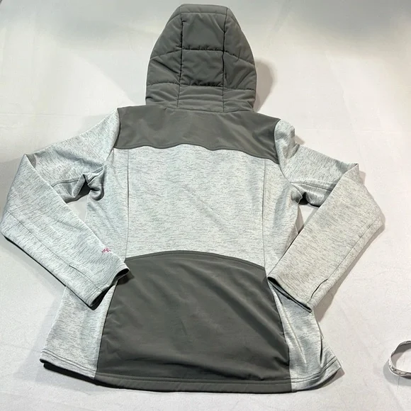 Womens Gray Hooded Jacket - Picture 6 of 9